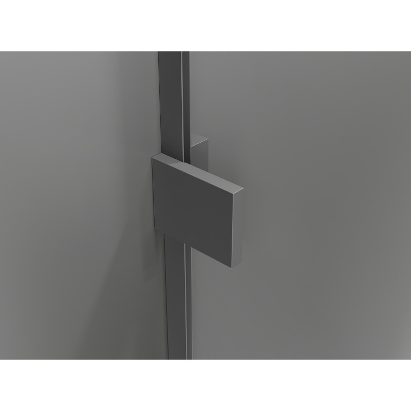 Mexen Lunar kabina prysznicowa uchylna lewa 70 x 80 cm, transparent, gun metal - 834-070-080-95-00-L
