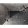 Mexen Lunar kabina prysznicowa uchylna lewa 70 x 80 cm, transparent, gun metal - 834-070-080-95-00-L