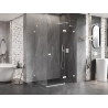Mexen Lunar kabina prysznicowa uchylna prawa 85 x 90 cm, transparent, biała - 834-085-090-20-00-P