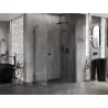 Mexen Lunar kabina prysznicowa uchylna prawa 75 x 90 cm, transparent, czarna - 834-075-090-70-00-P