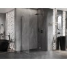 Mexen Lunar kabina prysznicowa uchylna prawa 70 x 90 cm, transparent, gun metal - 834-070-090-95-00-P