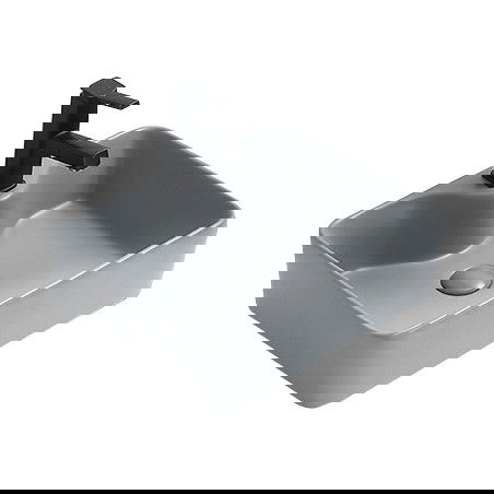 Mexen Eva umywalka nablatowa 48 x 37 cm, szara jasna mat- 21424961