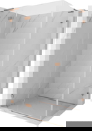 Mexen Lunar L kabina prysznicowa uchylna lewa 70 x 90 cm, transparent, miedź szczotkowana - 834L-070-090-65-00-L