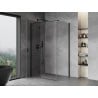 Mexen Mist-H T kabina prysznicowa uchylna lewa 100 x 95 cm, transparent, czarna - 8A5T-100-095-70-00-L