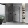 Mexen Mist-H T kabina prysznicowa uchylna lewa 100 x 95 cm, transparent, czarna - 8A5T-100-095-70-00-L