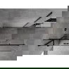 Mexen Mist-H T kabina prysznicowa uchylna lewa 70 x 120 cm, transparent, czarna - 8A5T-070-120-70-00-L