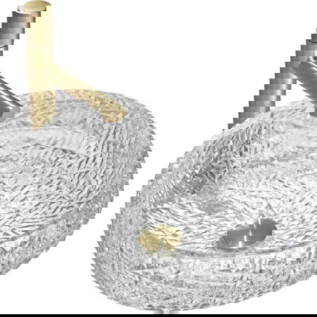 Mexen Celia szklana umywalka nablatowa 44 x 44 cm, transparent - 24034400