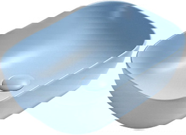 Mexen Rita umywalka nablatowa 45 x 32 cm, błękitna mat - 21084549