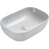 Mexen Rita umywalka nablatowa 45 x 32 cm, platynowa mat - 21084563