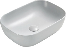 Mexen Rita umywalka nablatowa 45 x 32 cm, platynowa mat - 21084563