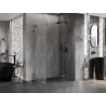 Mexen Lunar L kabina prysznicowa uchylna prawa 85 x 90 cm, transparent, gun metal - 834L-085-090-95-00-P