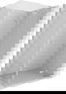 Mexen Lunar L kabina prysznicowa uchylna prawa 75 x 80 cm, transparent, nikiel szczotkowany - 834L-075-080-97-00-P