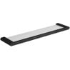 Mexen Adox wisząca półka szklana, czarna - 7018237-70