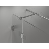 Mexen Lunar T kabina prysznicowa uchylna lewa 75 x 110 cm, transparent, chrom - 834T-075-110-01-00-L