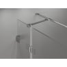 Mexen Lunar T kabina prysznicowa uchylna prawa 100 x 100 cm, transparent, chrom - 834T-100-100-01-00-P