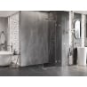 Mexen Lunar T kabina prysznicowa uchylna prawa 100 x 100 cm, transparent, chrom - 834T-100-100-01-00-P