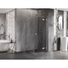 Mexen Lunar T kabina prysznicowa uchylna prawa 100 x 100 cm, transparent, chrom - 834T-100-100-01-00-P