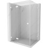Mexen Lunar T kabina prysznicowa uchylna lewa 100 x 90 cm, transparent, biała - 834T-100-090-20-00-L