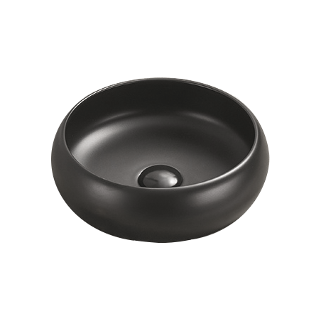 Mexen Lola umywalka nablatowa 36 x 36 cm, czarna mat - 22213685