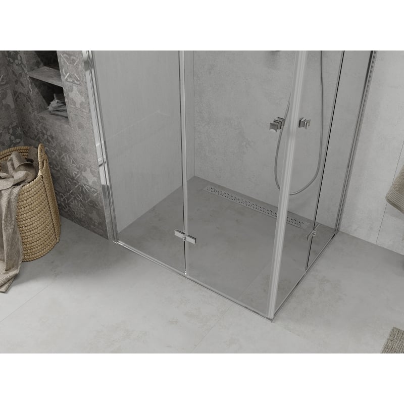 Mexen Lima Duo kabina prysznicowa składana 90 x 70 cm, transparent, chrom - 856-090-070-02-00