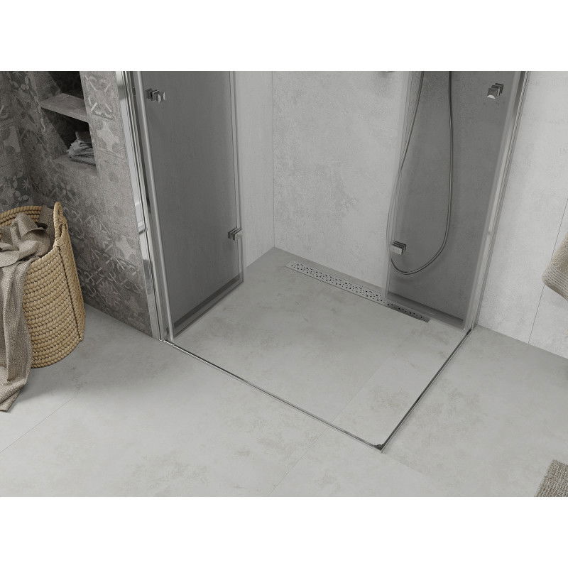 Mexen Lima Duo kabina prysznicowa składana 90 x 80 cm, transparent, chrom - 856-090-080-02-00