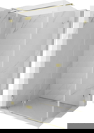 Mexen Lunar T kabina prysznicowa uchylna lewa 70 x 100 cm, transparent, złota - 834T-070-100-50-00-L