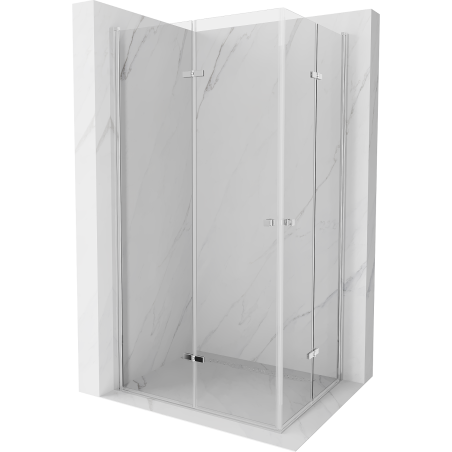 Mexen Lima Duo kabina prysznicowa składana 100 x 80 cm, transparent, chrom - 856-100-080-02-00