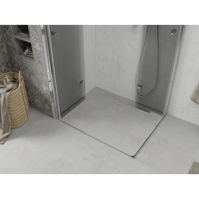 Mexen Lima Duo kabina prysznicowa składana 100 x 90 cm, transparent, chrom - 856-100-090-02-00