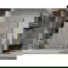 Mexen Lima Duo kabina prysznicowa składana 100 x 90 cm, transparent, złota - 856-100-090-50-00-02