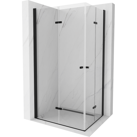 Mexen Lima Duo kabina prysznicowa składana 90 x 80 cm, transparent, czarna - 856-090-080-70-00-02