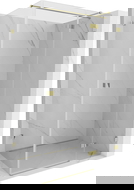 Mexen Lunar T kabina prysznicowa uchylna prawa 80 x 100 cm, transparent, złota - 834T-080-100-50-00-P