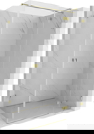 Mexen Lunar T kabina prysznicowa uchylna prawa 100 x 70 cm, transparent, złota - 834T-100-070-50-00-P