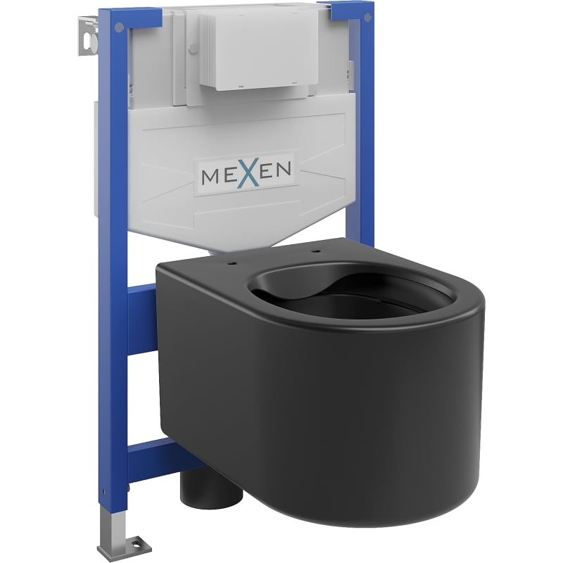 Mexen zestaw podtynkowy WC stelaż Fenix XS-F z miską WC Sofia, czarny mat - 6803354XX85