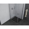 Mexen Pretoria Duo kabina prysznicowa uchylna 80 x 70 cm, transparent, chrom - 852-080-070-02-00
