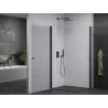 Mexen Pretoria Duo kabina prysznicowa uchylna 80 x 70 cm, transparent, czarna - 852-080-070-70-00-02