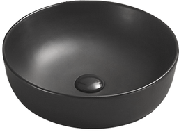Mexen Lana umywalka nablatowa 41 x 41 cm, czarna mat - 22234185