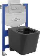 Mexen zestaw podtynkowy WC stelaż Fenix XS-U z miską WC Teo, czarny mat - 6853385XX85