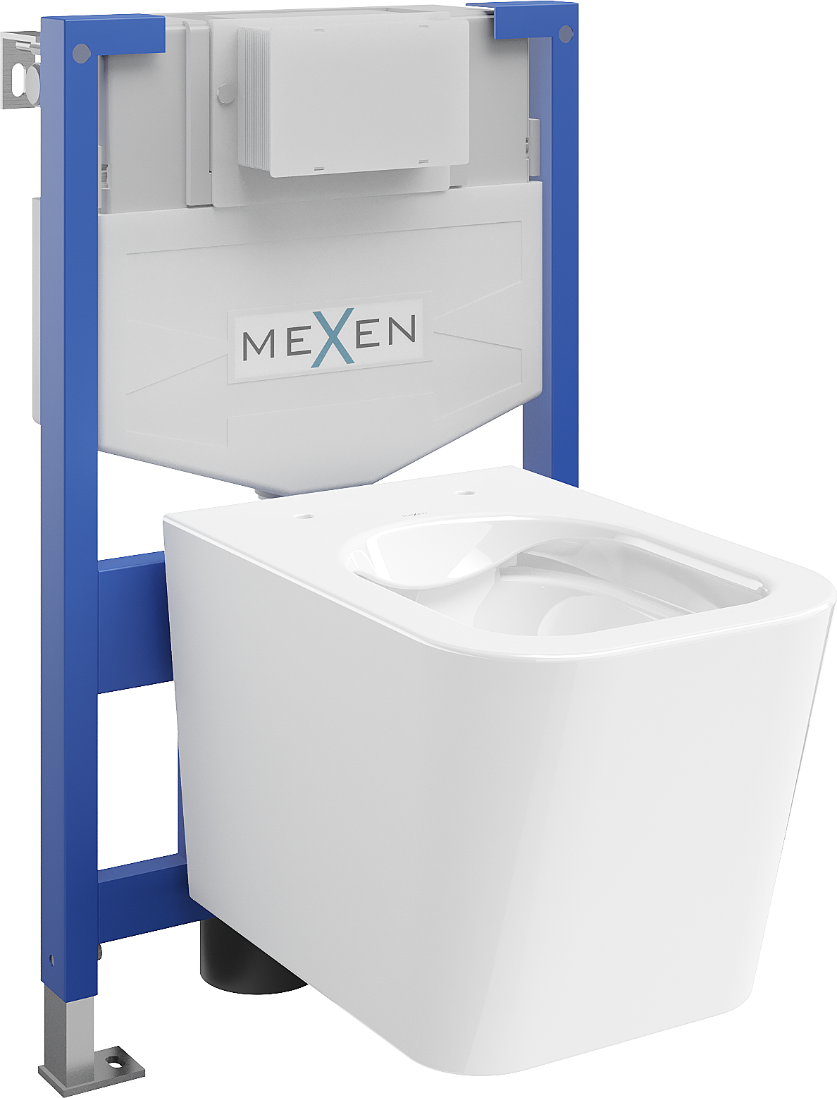 Mexen zestaw podtynkowy WC stelaż Felix XS-F z miską WC Teo, biały - 6803385XX00