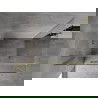 Mexen Mist-H T kabina prysznicowa uchylna lewa 110 x 120 cm, transparent, złota szczotkowana - 8A5T-110-120-55-00-L