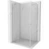 Mexen Roma Duo kabina prysznicowa uchylna 90 x 70 cm, transparent, chrom - 854-090-070-02-00