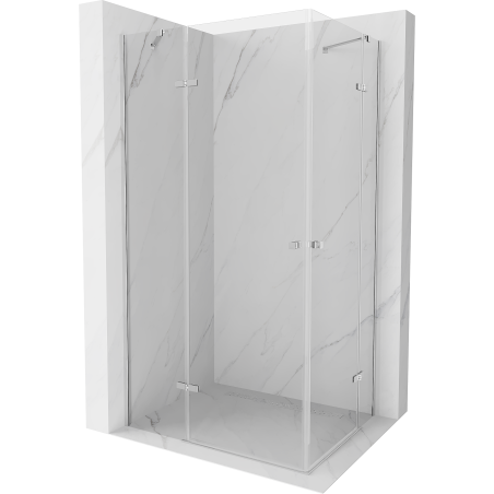 Mexen Roma Duo kabina prysznicowa uchylna 100 x 90 cm, transparent, chrom - 854-100-090-02-00