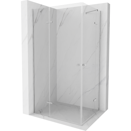Mexen Roma Duo kabina prysznicowa uchylna 120 x 90 cm, transparent, chrom - 854-120-090-02-00