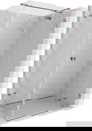 Mexen Lunar T kabina prysznicowa uchylna prawa 90 x 100 cm, transparent, różowe złoto - 834T-090-100-60-00-P