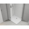 Mexen Roma Duo kabina prysznicowa uchylna 90 x 80 cm, transparent, chrom + brodzik Flat - 854-090-080-01-02-4010