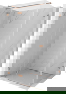 Mexen Lunar T kabina prysznicowa uchylna lewa 70 x 100 cm, transparent, miedź szczotkowana - 834T-070-100-65-00-L