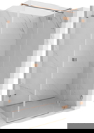 Mexen Lunar T kabina prysznicowa uchylna prawa 70 x 80 cm, transparent, miedź szczotkowana - 834T-070-080-65-00-P