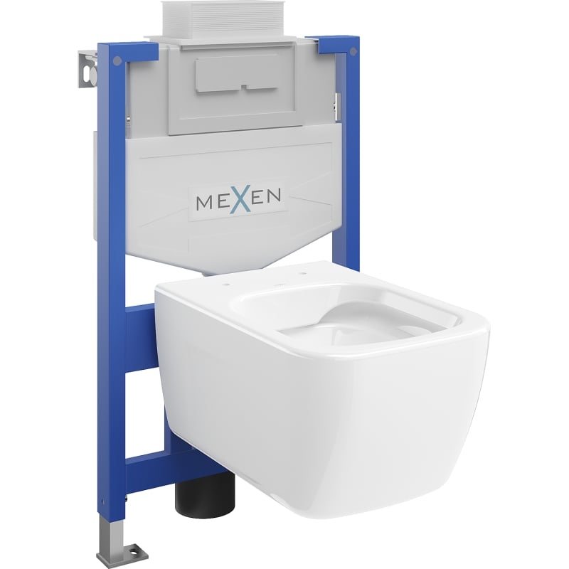 Mexen zestaw podtynkowy WC stelaż Fenix XS-U z miską WC Margo, biały połysk - 6853342XX00