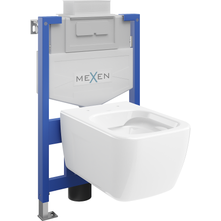 Mexen zestaw podtynkowy WC stelaż Fenix XS-U z miską WC Margo, biały połysk - 6853342XX00