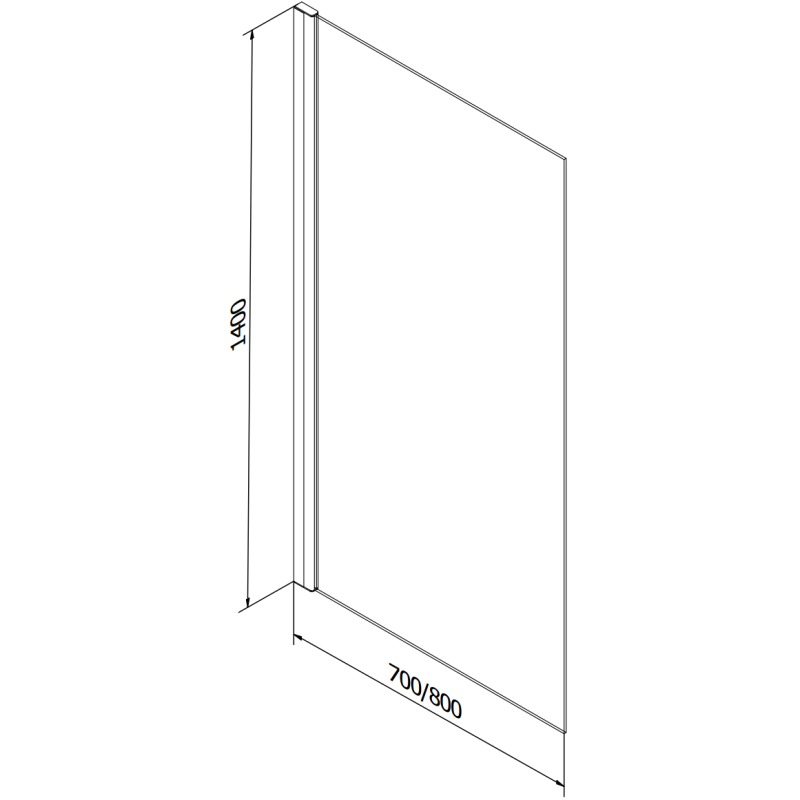Mexen Cube wanna prostokątna 170 x 80 cm z obudową i parawanem 1-skrzydłowym 80 cm, czarny wzór fix - 550517080X9308007070