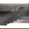 Mexen Lunar T kabina prysznicowa uchylna lewa 70 x 70 cm, transparent, gun gray szczotkowany - 834T-070-070-66-00-L